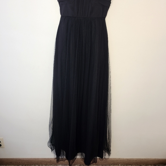 BCBG Black Tulle Dress, Size 0, NWT - Picture 3 of 11